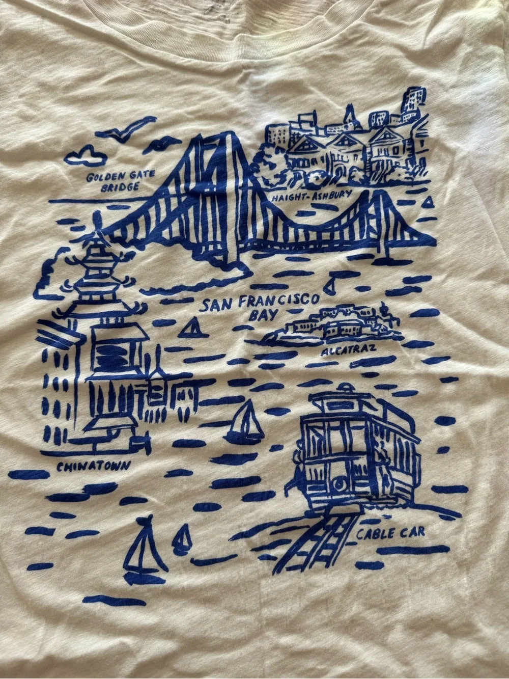 J Crew San Francisco Tee